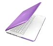 Bluecell Purple Rubberized Hard Shell Case Cover for New Macbook 13.3 13 Inch with White Color Unibody and Keyboard model no A1342 release after Oct. 20, 2009 + Free Bluecell Cable Tie
