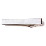 HWC 5/16" Wide Plain Finish Tie Clip - Nickel