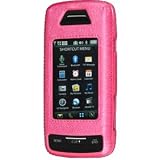 LG Voyager VX10000 Leather Hard Shell Case (Hot Pink)