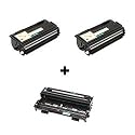 Combo 3 Packs: New Brother TN460 (2pc) + DR400 (1pc)Drum unit laser toner cartridge compatible for DCP-1200, DCP-1400, FAX-4750, 5750, 8350P, 8360P, 8750P, HL-1030, 1230, 1240, 1250, 1270N, 1430, 1435, 1440, 1450, 1470N, P2500, Intellifax 4100, 4750,4750E, 5750, 5750E, MFC-8300, 8500, 8600, 8700, 9600, 9650N,9660,9660N 9669,9700, 9800, 9850, 9860, 9870, 9870NLT, 9880, 9880N 9870NLT, Drum unit 20,000 page yield, Laser toner 6000 page yield