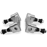 04-09 YAMAHA YFZ450: HOUSER STEM BAR MOUNTS - OVERSIZE 1-1 8 BARS (RED) by Houser Racing