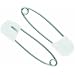 Locking Diaper Pins, Stainless Steel, 8 Pack Ass't Colors