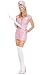 PINK Vinyl Nurse Sexy Costume