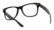 Vintage "Buddy" Wayfarer Blues Brothers Clear Sunglasses
