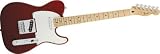 Fender Standard Telecaster Electric Guitar, Candy Apple Red Maple Fretboard