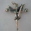 Cheerleader Angel Charm