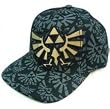 Mens Bioworld Legend of Zelda Triforce Logo Repeat Fitted Hat