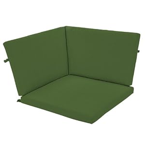 Strathwood Falkner Sectional Corner Lounge Chair Cushions, Solid Wasabi