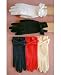 CottonLovers Matte Finish 1 1/2 Button Shortie with back vent and bow Bridal Wedding Formal Prom Glove