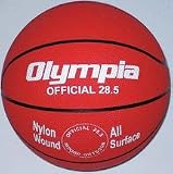 Intermediate / Women Red Rubber Basketballs - Set Of 6 - B0002BXSC4