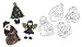 PEEL & STICK CHRISTMAS DECORATIONS M16