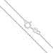 Sterling Silver Italian Ball Bead Chain 1mm 1.2mm 1.5mm 1.8mm 2.2mm 925 Italy New Dog Tag Necklace