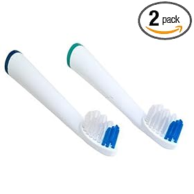 Waterpik DTB-2 SynchroSonic Replacement Brush Heads (Pack of 2)