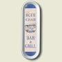 Ceramic Blue Crab Stove Spoon Rest Gourmet Cook