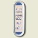 BLUE CRAB Bar & Grill Decorative Ceramic Spoon Rest