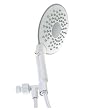 WaterPik CF-261 Cascadia 2-Setting Downpour White / Gray Hand-Held Showerhead