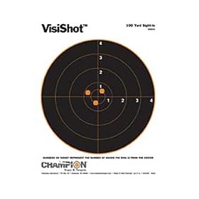 Champion Traps and Targets VisiShot Target Sight-In 10Pk