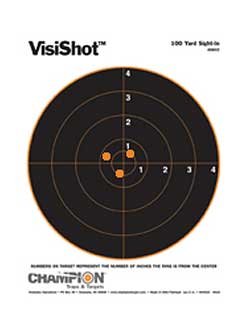 Buy CHAMPION VISICOLOR 8 BULLSEYE 10PK by Champion Traps & Targets