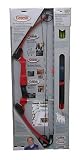 New Genesis Original Bow Red Kit Five Aluminum Target Arrows Easy For Beginners- Left\ Right Handed