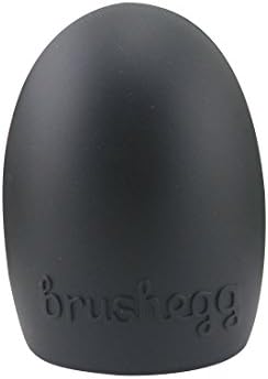 HHE Fashion Cleaning Brush Egg Wash Silica Makeup Brush Cosmetic Tools Clean Glove Scrubber(black)