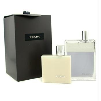 Prada Pour Homme Coffret: Eau De Toilette Spray 100ml/3.4oz + After Shave Balm 100ml/3.4oz Preisvergleich