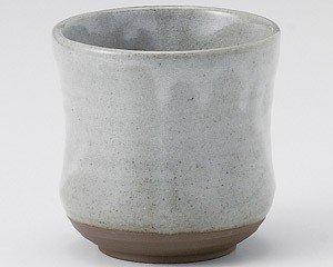 唐津けずり寿司湯呑　【美濃焼】