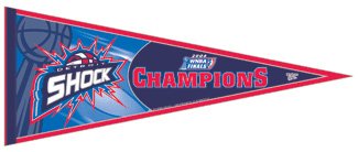 Detroit Shock 2006 WNBA Champions Pennant