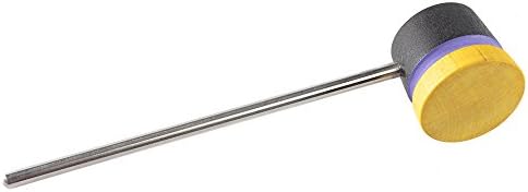Low Boy Black/Yellow Purple Stripes Lightweight Bass Drum Beater