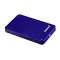Intenso Memory Station 500GB externe Festplatte (6,4 cm (2,5 Zoll), USB-Y Kabel) blau