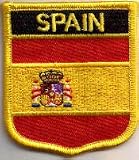 Country Flag Embroidered Patch T7 - Spain