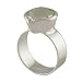 925 Sterling silver jewellery ring withcrystal Gemstone.Size 7