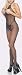 Plus Size Queen Black Seamless Halter-Style Cut Out Bust Fishnet Bodystocking