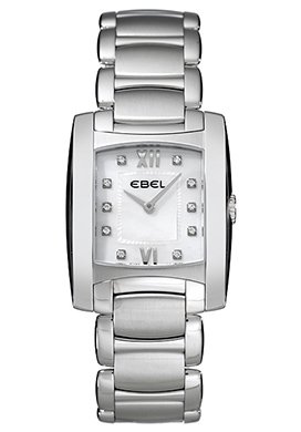Ebel 9256M32-98500 Brasilia White Mother-of-Pearl Dial Stainless Steel Women's Watch
