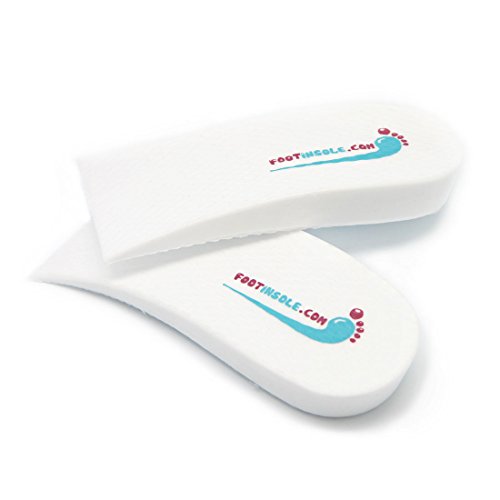 footinsole Height Increase Best Shoes Insoles Lift Kit 0.8 Inches Heels Inserts for Men and Women (White)