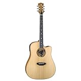 Luna Oracle Acoustic-Electric Guitar, Crane