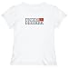 T-Shirt Woman White Elegant Flag 