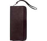 Piel Leather Zippered Passport/Ticket Holder 9102