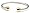 Sabona Professional Steel Twist Magnetic Bracelet with Gold Balls, Size Large