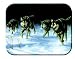 Tuftop Tempered Glass Kitchen Board, Wildlife Collection - Wolves