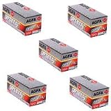 Agfa Agfacolor Optima II 100 Color Negative Film ISO 100, 120 Size, 5 Pack