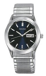 Seiko Men's SGF799 Seiko Flex Silver-Tone Watch