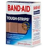 Band-Aid(R) Brand Flexible Fabric Tough-Strips&trade;, Box Of 20