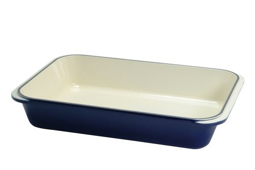 Chasseur Cast Iron 32.5 x 21.5 x 5.5 cm Cobalt Blue Roasting Dish