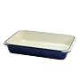 Chasseur Cast Iron 32.5 x 21.5 x 5.5 cm Cobalt Blue Roasting Dish