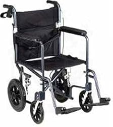 Transport Chair Expedition Aluminum Wheelchair With Loop Locks