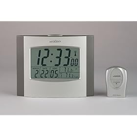 Chaney Instrument Wireless Atomix Clock and Thermometer w  Sensor by Chaney Instruments