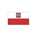 Poland State Flag and Civil Ensign Flag 3ft x 5ft Nylon