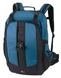 Lowepro Compuprimus AW Backpack with All Weather Cover & Notebook Sleeve, Arctic Blue/Black
