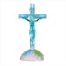 Frosted Crucifix with Multicolor Light - Style 34058