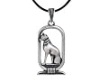 Egyptian Bastet Pendant - Pewter - 1.5'' Height